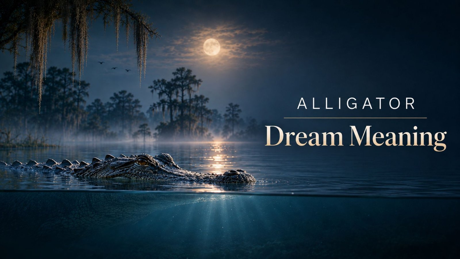 Alligator Dream Meaning: What Fear, Power, and Context May Reveal